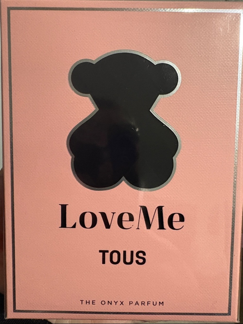 TOUS LoveMe Pink Box with Black Bear Motif
